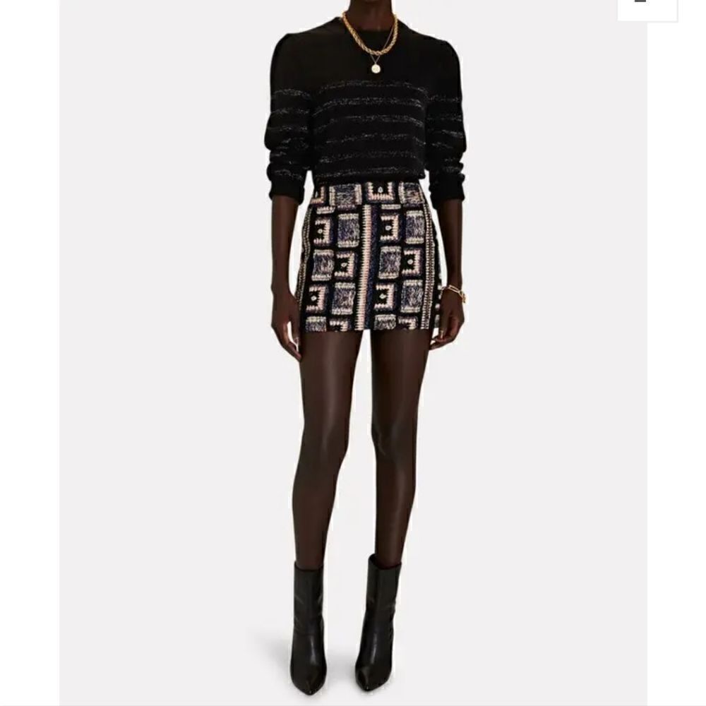 Rails allegra metallic stripe sweater